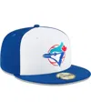 Shop New Era Men's White Toronto Blue Jays Cooperstown Collection Wool 59fifty Fitted Hat