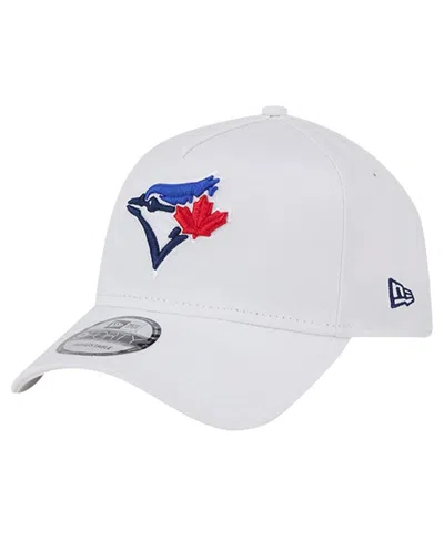 New Era Men's White Toronto Blue Jays Tc A-frame 9forty Adjustable Hat