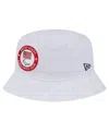 New Era Men's White U.s. Paralympics Bucket Hat In White
