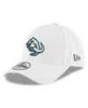 New Era Men's White Utah Mammoth 9forty Adjustable Hat
