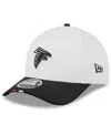 New Era Men's White/black Atlanta Falcons 2025 Nfl Training Camp A-frame 9forty Adjustable Hat In White