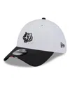 New Era Men's White/black Cincinnati Bengals 2025 Nfl Training Camp 39thirty Flex Hat
