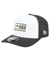 New Era Men's White/black Colorado Buffaloes Perforated Patched 9seventy Adjustable Hat In White