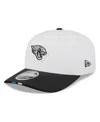 New Era Men's White/black Jacksonville Jaguars 2025 Nfl Training Camp 9seventy Adjustable Hat