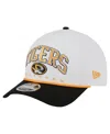 New Era Men's White/black Missouri Tigers Arch Two-tone Rope 9forty A-frame M-crown Adjustable Hat In White