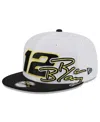 New Era Men's White/black Ryan Blaney 9fifty Snapback Hat