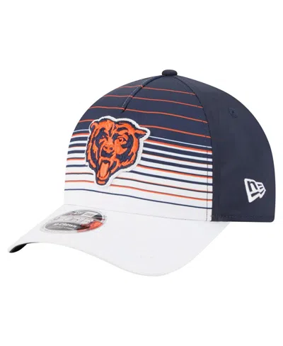 New Era Men's White/navy Chicago Bears Adventure Gradient 9forty M-crown A-frame Adjustable Hat