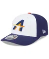 New Era Men's White/navy Houston Astros 2025 City Connect 9seventy Adjustable Hat In White,navy