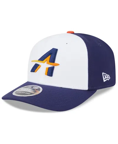 New Era Men's White/navy Houston Astros 2025 City Connect 9seventy Adjustable Hat In White,navy