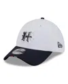 New Era Men's White/navy Houston Texans 2025 Nfl Training Camp 39thirty Flex Hat