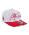 New Era Men's White/red Houston Rockets 2025 Nba Draft On-stage Nylon 19twenty Adjustable Hat