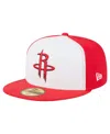 New Era Men's White/red Houston Rockets Repeat 59fifty Fitted Hat In Multi