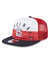 New Era Men's White/red St. Louis Cardinals Team Foam Front A-frame Trucker 9fifty Snapback Hat In White Red