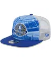 New Era Men's White/royal 2025 Nba All-star Game Scenic Golden Gate A-frame 9fifty Snapback Hat In White,royal