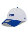New Era Men's White/royal Buffalo Bills 2025 Nfl Training Camp 39thirty Flex Hat