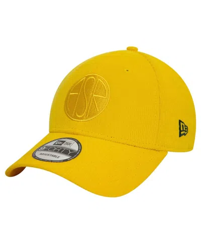 New Era Men's Yellow As Roma Corduroy Tonal 9forty Adjustable Hat