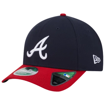 New Era Mens Atlanta Braves  Braves Player Replica 9forty Cap In Navy/red