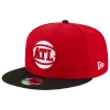 New Era Mens Atlanta Hawks  Hawks 2 Tone Cap In Black/black