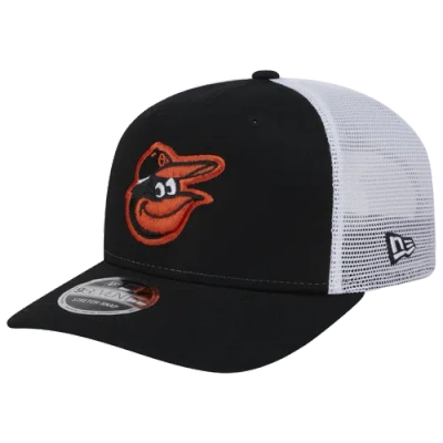 New Era Mens Baltimore Orioles  Baltimore Orioles Ctn Trucker Cap In Black