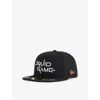 New Era Mens Black 59fifty Squid-game Woven Baseball Cap In Black