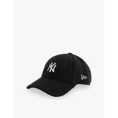 New Era Mens Black 9forty New York Yankees Borg Baseball Cap