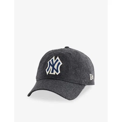New Era Mens Black 9twenty Melton New York Yankees Felt Cap In Purple
