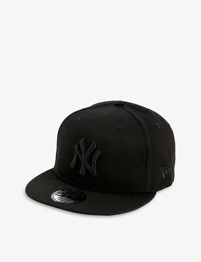 New Era Mens Black Black New York Yankees Cotton And Mesh Trucker Cap