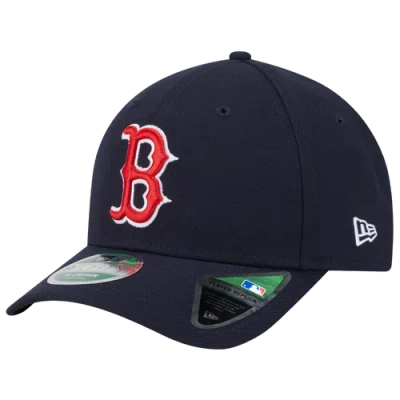 New Era Mens Boston Red Sox  Red Sox Player Replica 9forty Cap In Navy/red