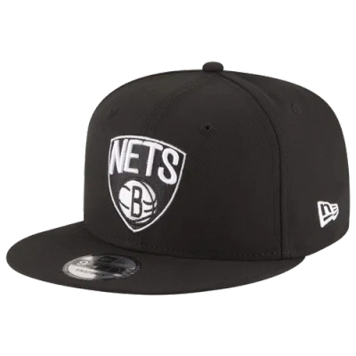 New Era Mens Brooklyn Nets  Nets Bow Snapback In Black/white
