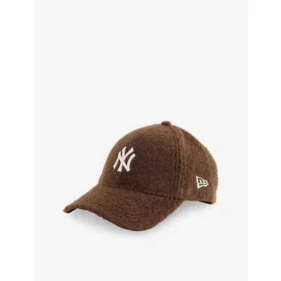 New Era Mens Brown 9forty New York Yankees Borg Baseball Cap