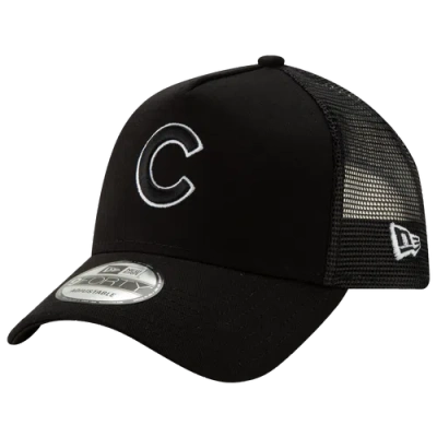 New Era Mens Chicago Cubs  Cubs 9forty Trucker Cap In Black/white