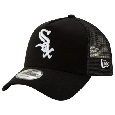 New Era Mens Chicago White Sox  White Sox 9forty Trucker Cap In Black/white