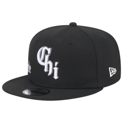 New Era Mens Chicago White Sox  White Sox City Connect 22 Snapback In Black