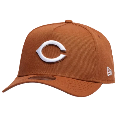 New Era Mens Cincinnati Reds  Cincinnati Reds 9forty A-frame Cap In Brown