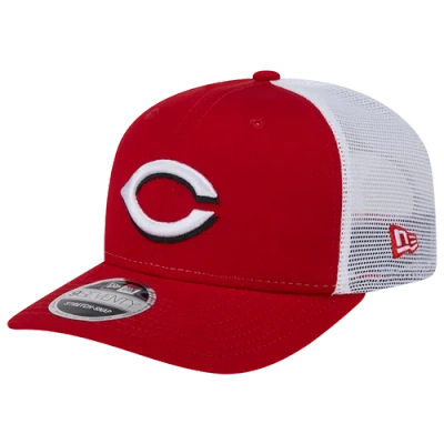 New Era Mens Cincinnati Reds  Cincinnati Reds Ctn Trucker Cap In Red/white