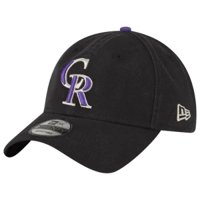 New Era Mens Colorado Rockies  Rockies 2017 Game Cap In White/black