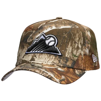 New Era Mens Colorado Rockies  Rockies 9forty Af Realtree Cap In Green/brown/black