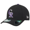 New Era Mens Colorado Rockies  Rockies Player Replica 9forty Cap In Black/purple