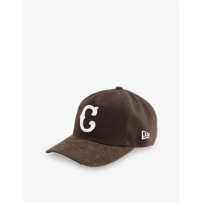 New Era Mens Dark Brown 19twenty Chicago Cubs Mlb Cooperstown Cord Baseball Cap In Multi