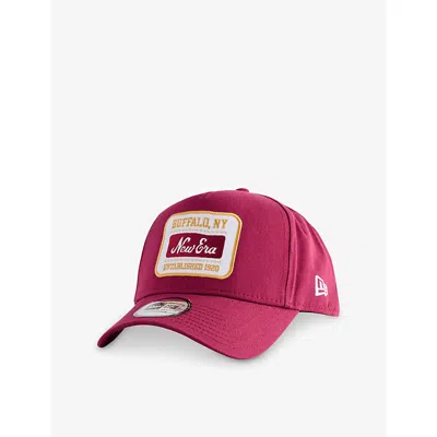 New Era Mens  9forty E-frame Washed Cotton Baseball Cap In Red