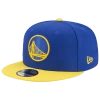 New Era Men's  Royal, Gold Golden State Warriors Official Team Color 2tone 9fifty Snapback Hat In Blue/yellow