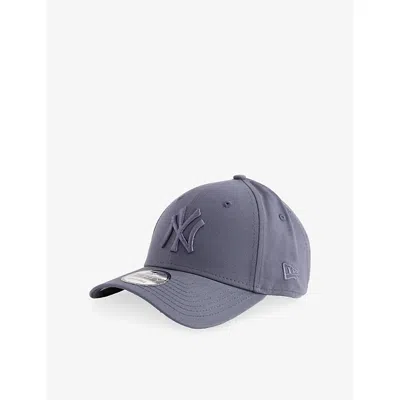 New Era Mens Grey 9forty New York Yankees Cotton-twill Cap In Gray