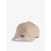 New Era Mens Grey 9forty New York Yankees Essential Cotton Baseball Cap