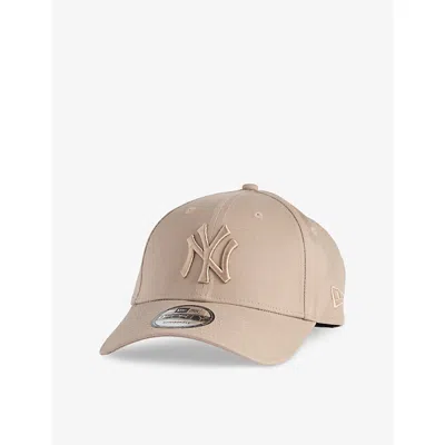 New Era Mens Grey 9forty New York Yankees Essential Cotton Baseball Cap In Gray