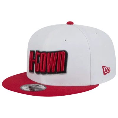 New Era Mens Houston Rockets  Rockets 2024 City Edition 9fifty Cap In White