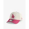 New Era Mens 9forty La Dodgers Cotton-twill Baseball Cap Light Beige