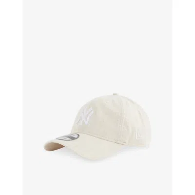 New Era Mens Light Beige 9twenty New York Yankees Woven Cap In Gold