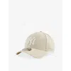 New Era Mens New York Yankees 9forty Adjustable Linen Cap Light Beige