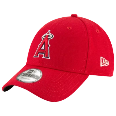 New Era Mens Los Angeles Angels  Angels 9forty Adjustable Cap In Red/white
