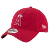 New Era Los Angeles Angels Game Replica Core Classic 9twenty Adjustable Cap In Red/white